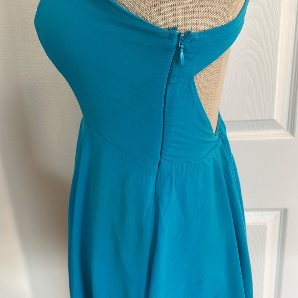 Forever 21 dress spaghetti straps cerulean - Picture 6 of 9